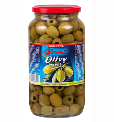 Zelené olivy bez pecky 935ml 